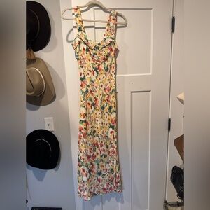 Reformation Multicolor Floral Maxi Dress